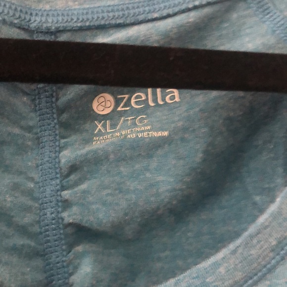 Zella ruched workout short sleeve top XL - Picture 3 of 8